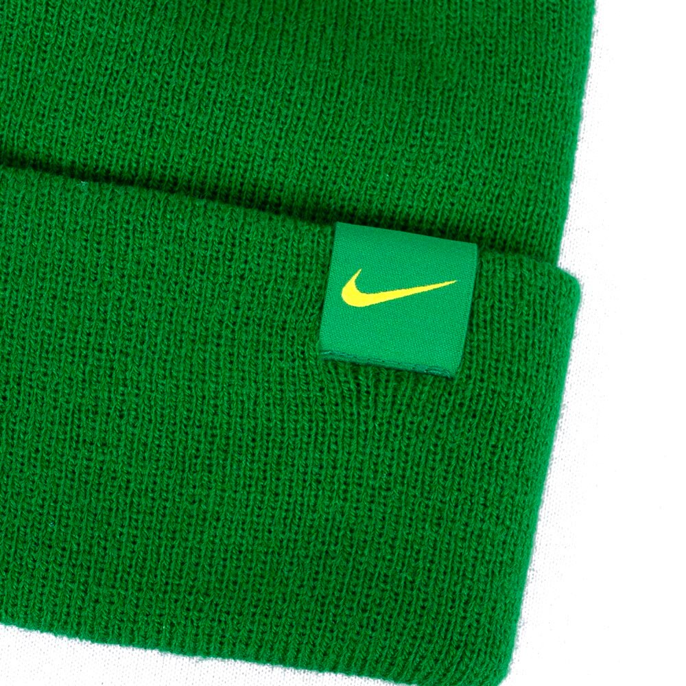Fighting Duck, Nike, Green, Beanie, Acrylic, Accessories, Youth, Rolled Cuff, Hat, 859358